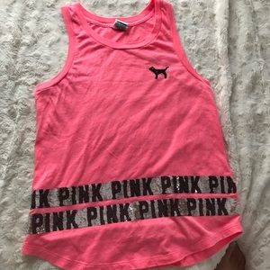 Pink brand tank
